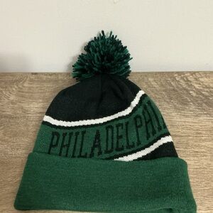Top Pro Sports Philadelphia Eagles  knit Beanie Pom Winter Green Hat